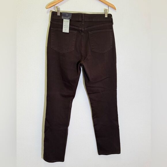 NYDJ - Sheri Slim Super Sculpting Jeans Brown - size 10 NWT - Picture 3 of 10